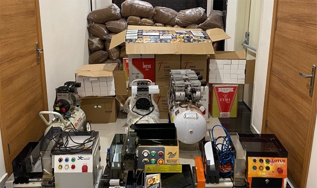 Rize'de kaçak tütün operasyonu: 5 gözaltı