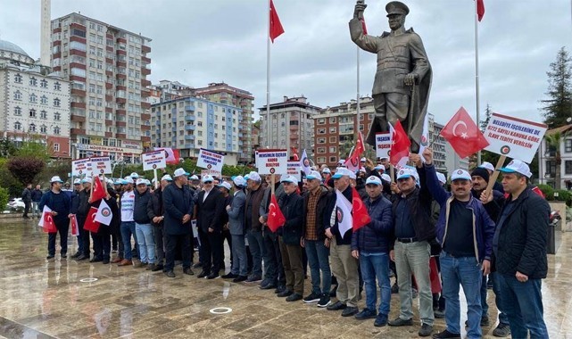 1 Mayıs'ta Rize'deki emekçilerden ortak ses
