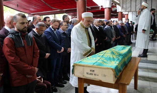 Rize Belediyesi Meclis Üyesi Hızır Dil son yolculuğuna uğurlandı