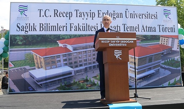 RTEÜ Sağlık Bilimleri Fakültesi binasının temeli atıldı