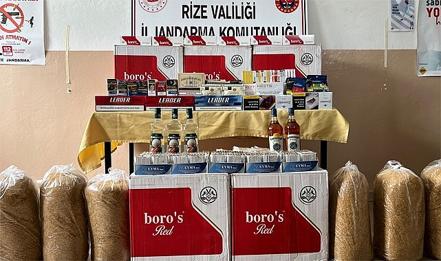 Rize'de kaçakçılara ve uyuşturucu tacirlerine geçit yok