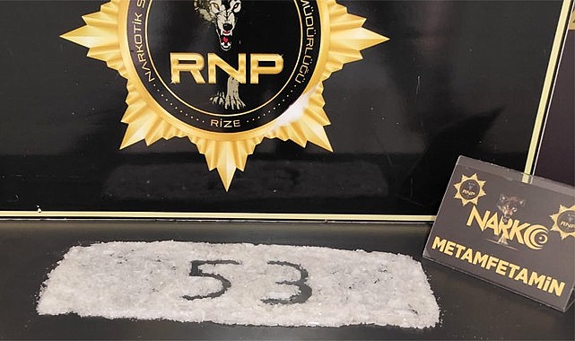 Rize'de uyuşturucu taciri 1 kişi tutuklandı