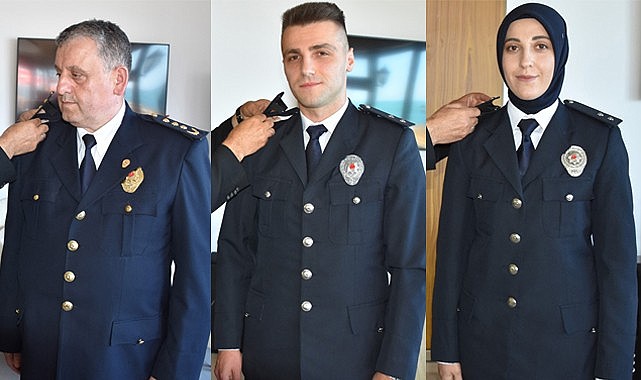 Rize Emniyetinde 19 personel bir üst rütbeye terfi etti