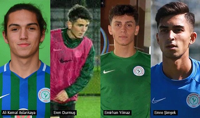 Çaykur Rizespor 4 genç futbolcusuyla profesyonel sözleşme imzaladı