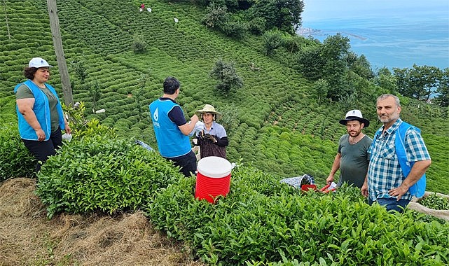 DEVA Rize Teşkilatı çay bahçesine girdi