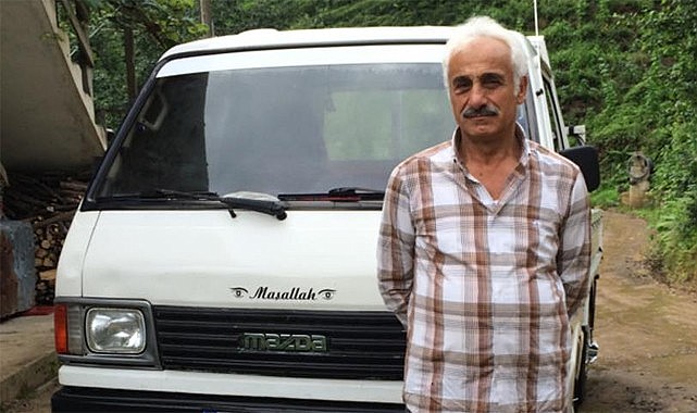 Güneysu'da taşlara takılı kalan kamyonetten atlayan kişi öldü