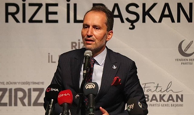 Yeniden Refah Lideri Fatih Erbakan Rize'de
