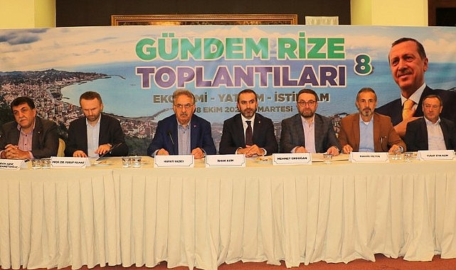 Gündem Rize'nin ana konusu Ekonomi, Yatırım ve İstihdam oldu