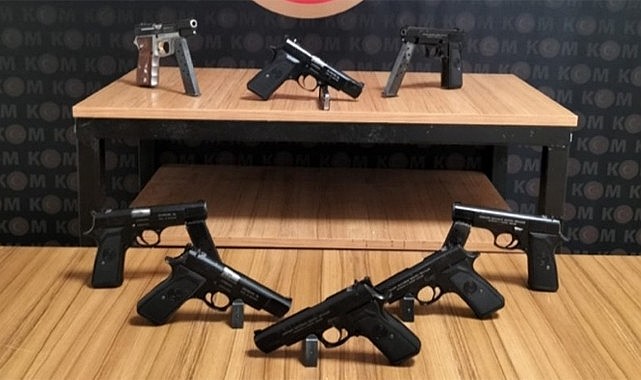 Rize'de el yapımı 8 kaçak silah yakalandı: 1 kişi tutuklandı