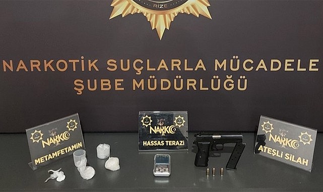 Rize'de uyuşturucu satıcısı tutuklandı