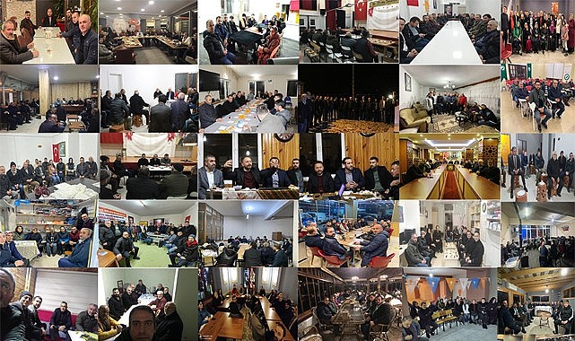 AK Parti Rize'de 39 noktada eş zamanlı toplantı gerçekleştirdi