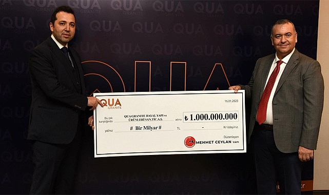 QUA Granite ile Mehmet Ceylan Yapı arasında rekor satış