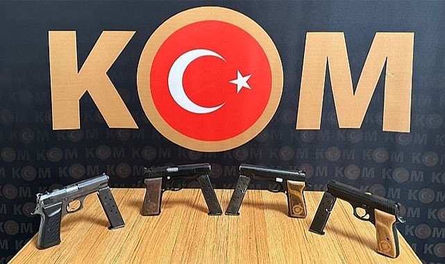 Rize'de 2 adrese silah kaçakçılığı operasyonu: 1 tutuklama