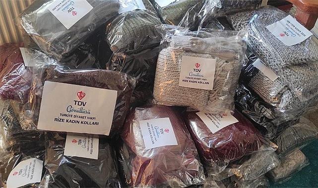 Rize İl Müftülüğü'nden ilmek ilmek işlenen iyilik