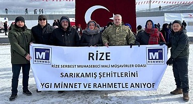 Rize SMMM Odası Sarıkamış Şehitleri için yürüdü