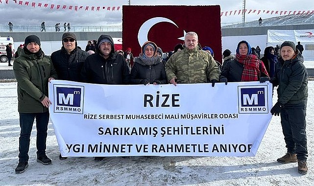 Rize SMMM Odası Sarıkamış Şehitleri için yürüdü
