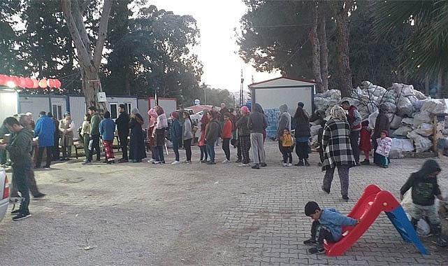 Hatay'da kurulan Rize Çadır Kenti depremzedeleri ağırlıyor