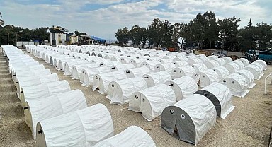 Hatay'da Rize Çadır Kenti kuruldu