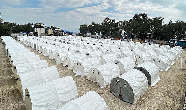 Hatay'da Rize Çadır Kenti kuruldu