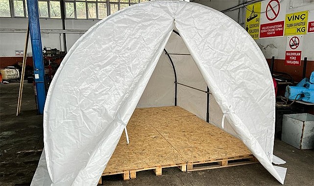 Rize Belediyesi Hatay'a Çadır Kent kuruyor