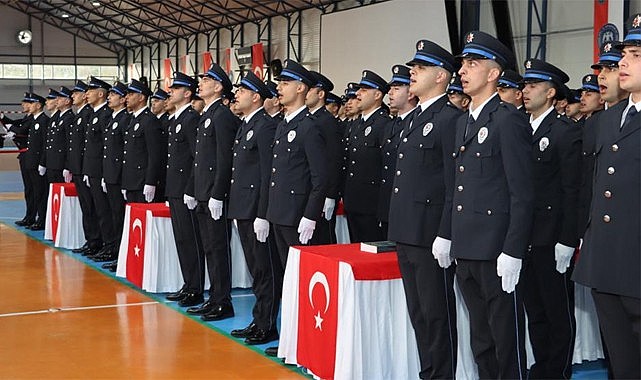 Rize POMEM'de 203 polis mezun oldu