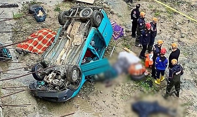 Çayeli'nde araç dereye uçtu: 4 ölü, 1 yaralı