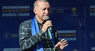 Erdoğan: 14 Mayıs'ta inşallah bir başka müjdeyi Rize'den alacağız
