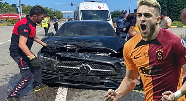 Barış Alper Yılmaz Rize'ye gelirken trafik kazası geçirdi