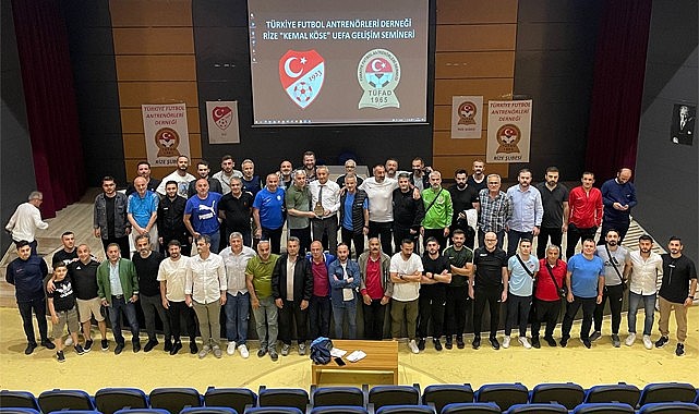 Rize'de Kemal Köse UEFA Gelişim Semineri yapıldı