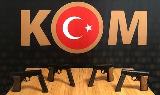 Rize'de 4 adet kaçak silah yakalandı