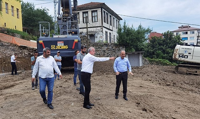 Rize'nin Kültür Sokağı projesinde ilk kazma vuruldu