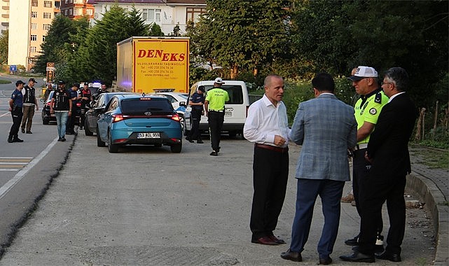 Rize'nin yeni Emniyet Müdürü Türesin'den yerinde denetim