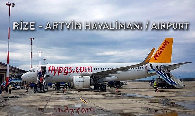 Rize-İzmir uçak seferleri başladı