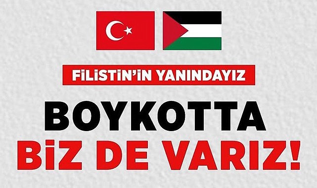 Rize Belediyesi'nden İsrail ürünlerine boykot