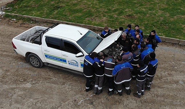 Çoruh Edaş Saha Ekibine Güvenli Sürüş Eğitimi