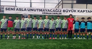 Rize Belediyespor U16'dan Arıman için 6 gollü galibiyet