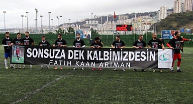 Rize Özel İdarespor Fatih Kaan Arıman'ın yası ile sahaya çıktı