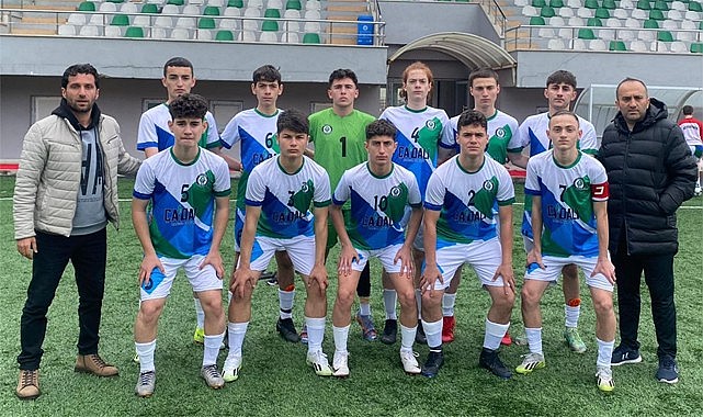 Rize Belediyespor U15'den gol yağmuru