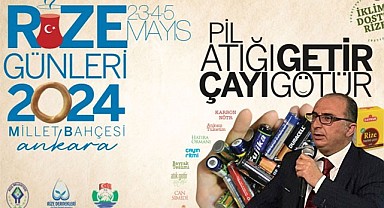 Ankara Rize Günleri'nde 53 etkinlik, 1 milyon bardak çay