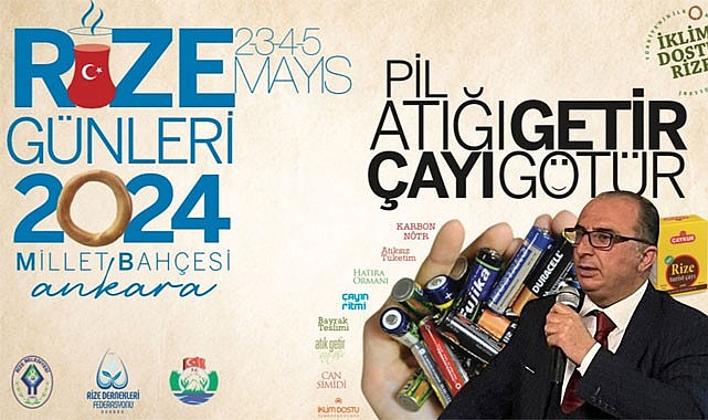 Ankara Rize Günleri'nde 53 etkinlik, 1 milyon bardak çay