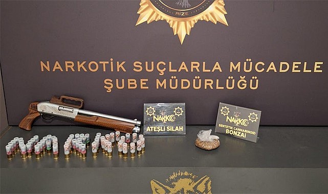 Rize'de Bonzai ile yakalanan 2 uyuşturucu satıcısı tutuklandı
