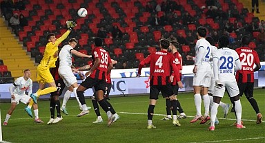 Çaykur Rizespor Gaziantep'te seriyi devam ettiremedi