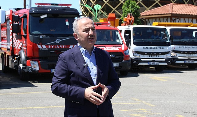 Rize Belediyesi Araç Filosuna 24 yeni araç daha eklendi