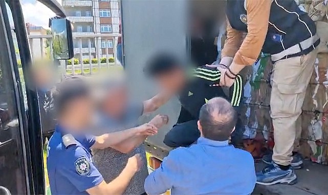 Rize'de 13 kaçak Afgan göçmen yakalandı