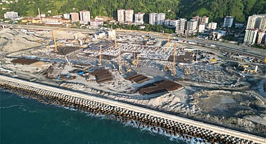 Rize Şehir Hastanesi Yükseliyor