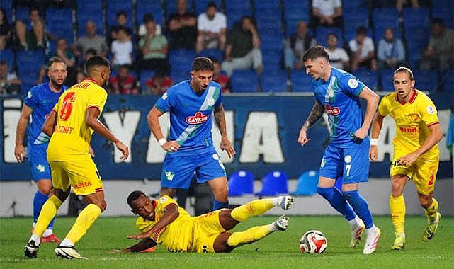 Çaykur Rizespor yeni sezona yenik başladı