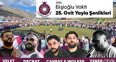 Ünlü Rapçiler Ovit Yayla Şenlikleri'nde sahne alıyor