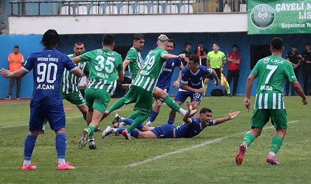 Rize derbisi 1-1 berabere tamamlandı