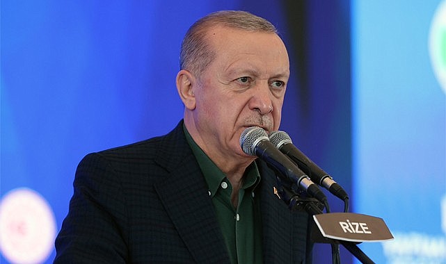 Cumhurbaşkanı Erdoğan memleketi Rize'de
