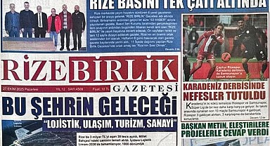 Rize'de gazeteler birleşti: Rize Birlik doğdu